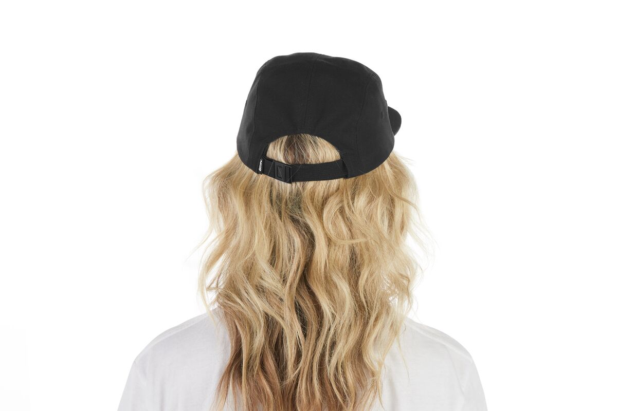 recycled-poly-flat-brim-5-panel-hat-l9 WebPDP-HAT003002_Recycled_Poly_Flat_Brim_5Panel_Hat_Black_Studio_Harper_Studios_0723_Back__HAT003002OS.jpg